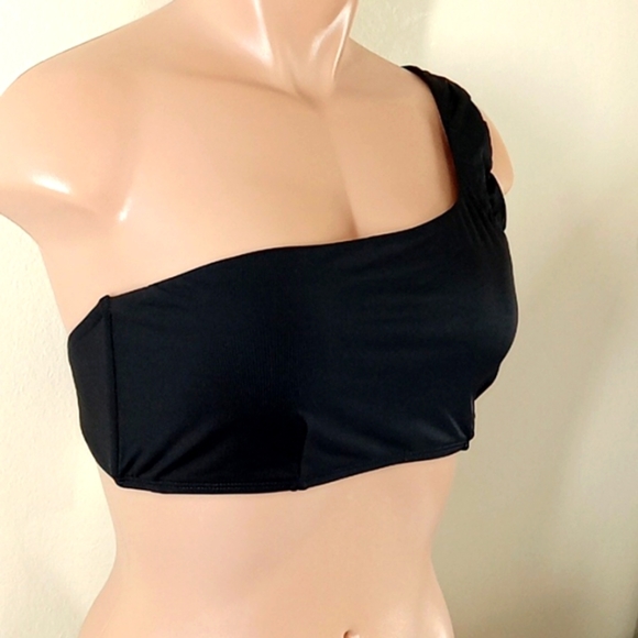 NEW Andie Bikini Extra Large Swim Vacation Wynwood Top Black ZP Swimwear XL - Picture 2 of 5